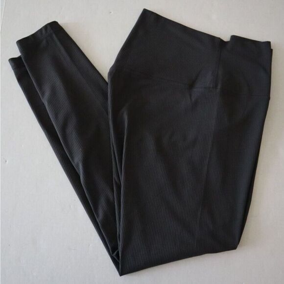 Lululemon Align LW5EU7S Women Sz 12 Graphite Gray Ribbed Hi-Rise 28" Pants - Picture 9 of 10